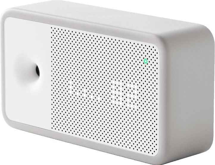 An Awair air quality sensor of the type deployed across campus